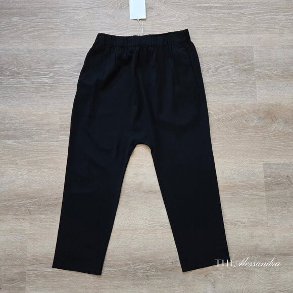 COS Drop Crotch Harem Cropped Trouser Pants Size Small MSRP $99 New With Tags - Picture 4 of 14